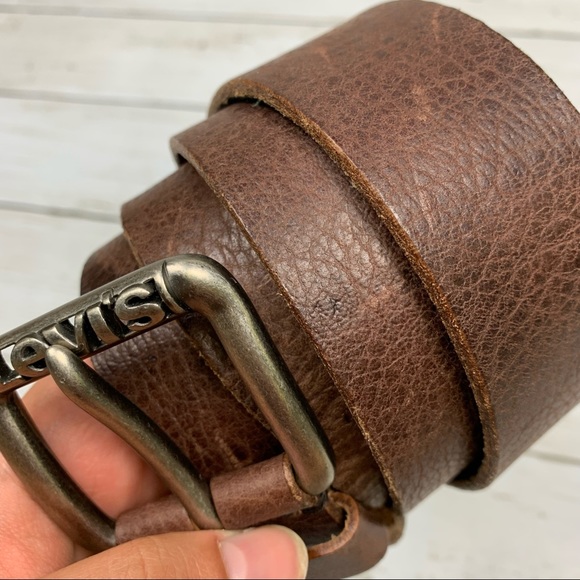 Levi's Brown Genuine Leather Soft Belt - Picture 16 of 16
